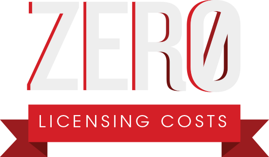 Zero Licensing Costs